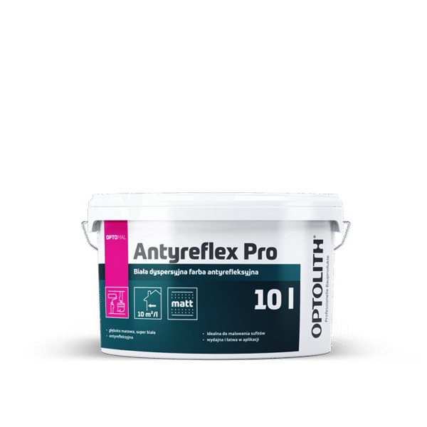 Optomal Antyreflex Pro – Biała dyspersyjna farba antyrefleksyjna