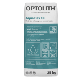 Optostop AquaFlex 1K - Elastyczna mikrozaprawa hydroizolacyjna