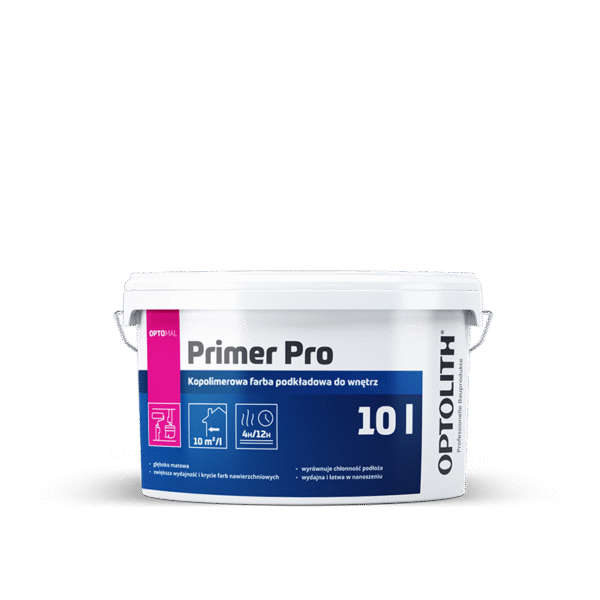 Optomal Primer Pro – Kopolimerowa farba podkładowa do wnętrz