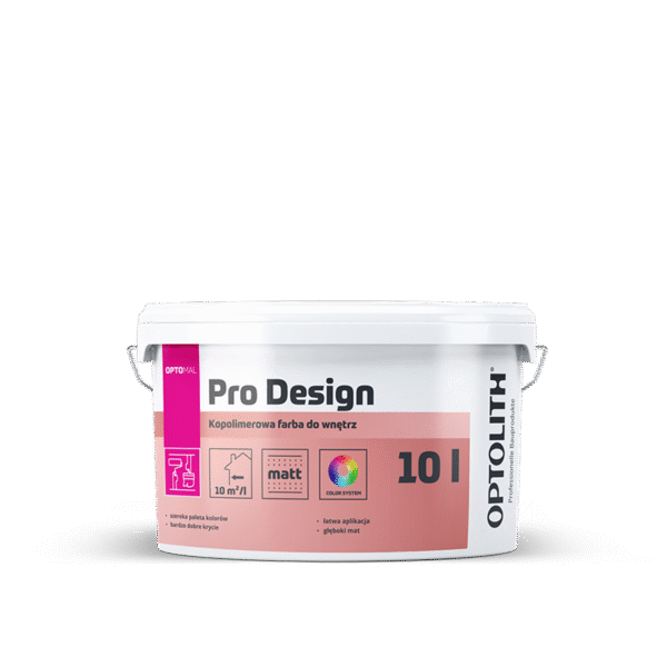 Optomal Pro Design – Kopolimerowa farba do wnętrz