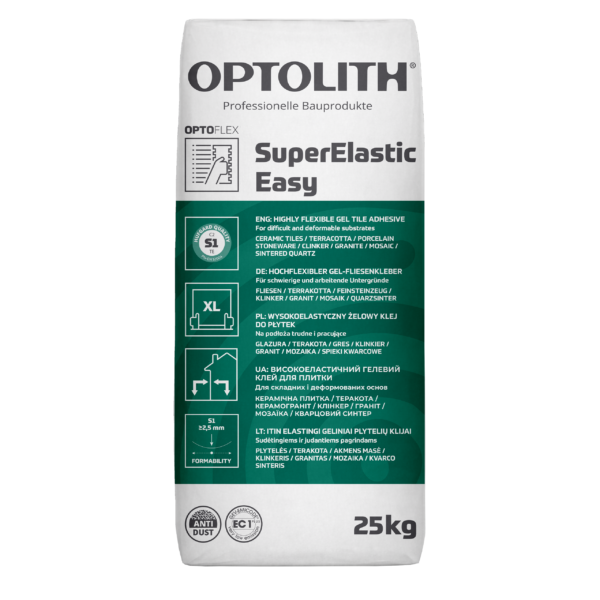Optoflex SuperElastic Easy - Żelowy, wysokoelastyczny klej do płytek ceramicznych C2 TE S1