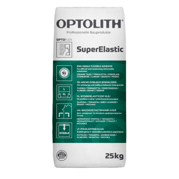 Optoflex SuperElastic - Wysokoelastyczny klej do płytek ceramicznych C2 TE S1