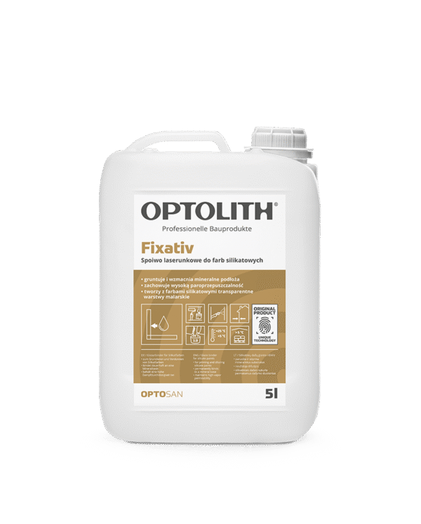 Optosan Fixativ - Spoiwo laserunkowe do farb silikatowych