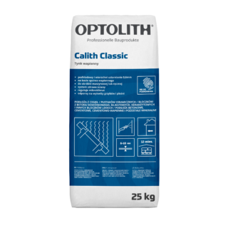 Optomur Calith Classic - Tynk wapienny podkładowy i wierzchni 0,6 mm