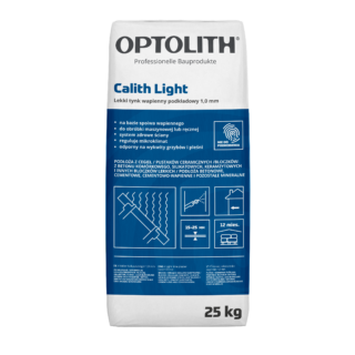 Optomur Calith Light - Lekki tynk wapienny podkładowy 1,0 mm
