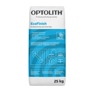 Drobnoziarnisty tynk mineralny – EcoFinish