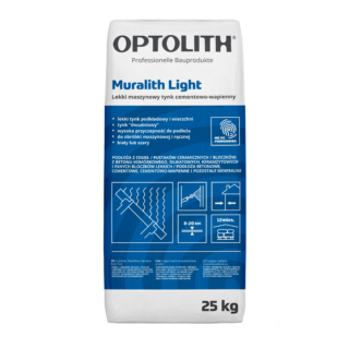 Lekki maszynowy tynk cementowo-wapienny- Muralith Light